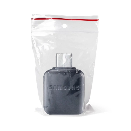 Samsung EE-UN930 USB-A auf USB-C OTG-Adapter (Großpackung – Ersatzverpackung) – Schwarz