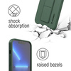 Wozinsky Kickstand Case silikonowe etui z podstawką etui Samsung Galaxy A73 czarne