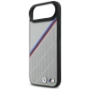 BMW M Tricolor Metal Logo MagSafe Case for iPhone 17 Air - Gray