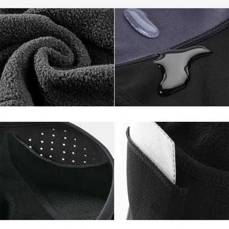 Rockbros LF8113-2 Fahrrad-Sturmhaube, Universalgröße – Schwarz und Grau