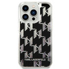 Original Case IPHONE 14 PRO Karl Lagerfeld Hardcase Liquid Glitter Monogram (KLHCP14LLMNMK) black