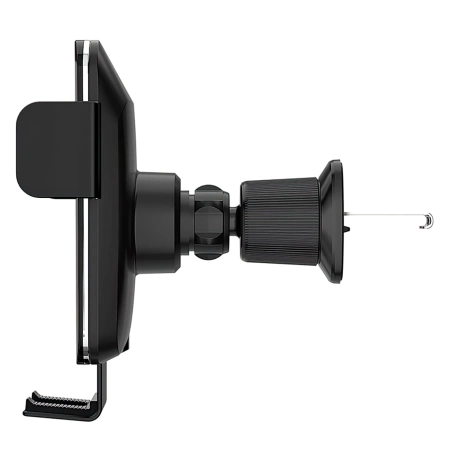 Uchwyt samochodowy Wozinsky WEDZ-3Y8S zaciskowy z ładowarką indukcyjną 15W do telefonu na kratkę nawiewu - czarny