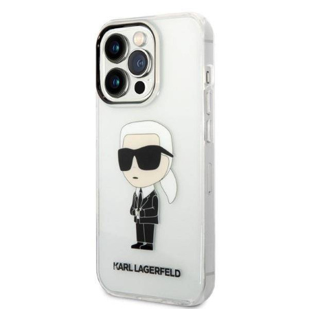 Karl Lagerfeld IML NFT Ikonik - Etui iPhone 14 Pro (przezroczysty)