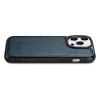 iCarer Leather Oil Wax etui pokryte naturalną skórą do iPhone 14 Pro niebieski (WMI14220718-BU)