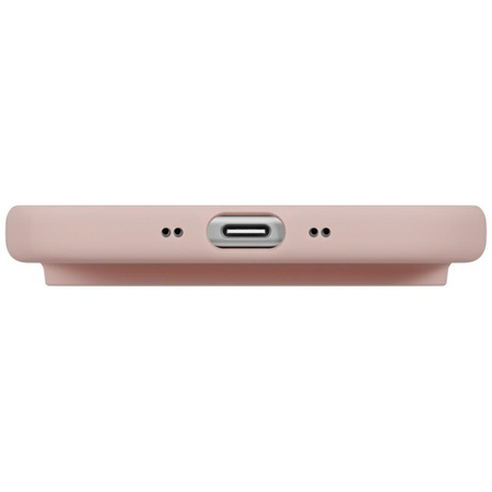 Etui UNIQ Lino do iPhone Air Magclick    Charging różowy
