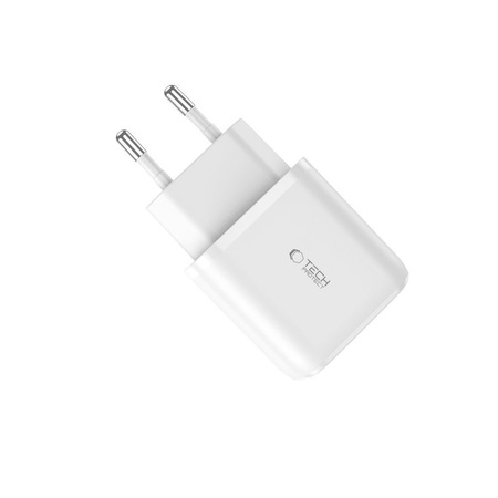Charger 20W USB QC3.0 + USB-C PD Tech-Protect C20W white