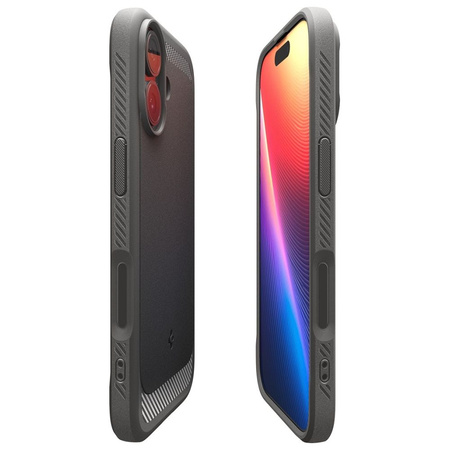 SPIGEN futerał RUGGED ARMOR MAG kompatybilny z MagSafe do IPHONE 17 gray
