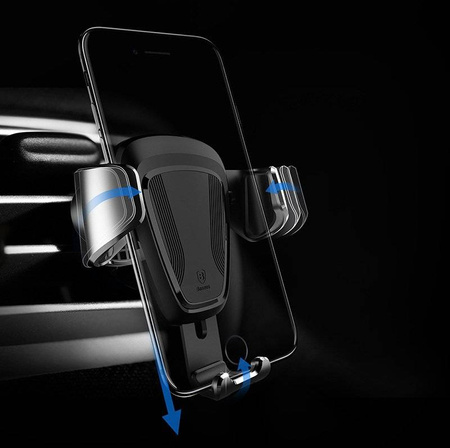 Baseus Gravity Car Mount - Grawitacyjny uchwyt samochodowy (czarny)