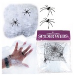 Halloween Decoration Artificial Spider Web with Spiders Set