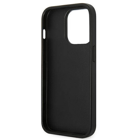 Karl Lagerfeld Saffiano Choupette Head Patch Case – Etui iPhone 14 Pro Max (srebrny)