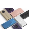 Clear View Case etui Huawei nova 8i pokrowiec z klapką czarne