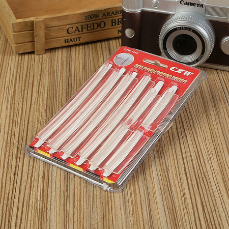 Ochraniacz na krawędź drzwi do samochodu 8 szt transparentny