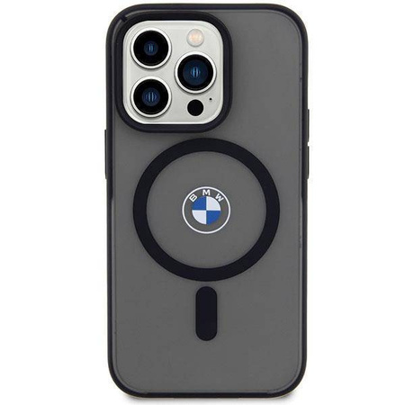 Hülle BMW BMHMP14LDSLK iPhone 14 Pro 6,1&quot; schwarz/schwarz Hardcase Signature MagSafe
