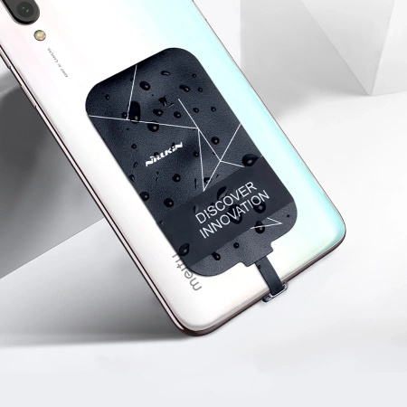 Wkładka indukcyjna Qi Nillkin Magic Tag USB-C - czarna