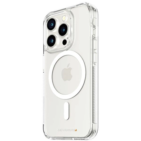 PanzerGlass HardCase with MagSafe with D3O and Military Grade Certified for iPhone 15 Pro - Transparent