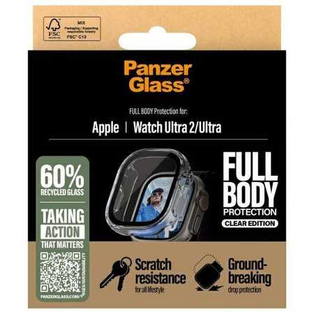 PanzerGlass Snappie Full Body Apple Watch Ultra 2 przezroczysty/transparent 3721