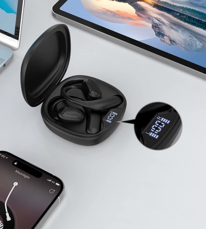 Choetech OWS wireless TWS Bluetooth 5.3 headphones - black