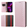 Magnet Strap Case etui Samsung Galaxy S23+ pokrowiec z klapką portfel mini smycz podstawka różowe