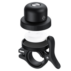 MiLi Lokalizator GPS Bluetooth MiTag Tracker HD-P16-B Apple + dzwonek rowerowy czarny