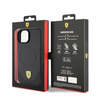 Ferrari FEHMP15SPTEK iPhone 15 6,1&quot; schwarz/schwarzes Hardcase Carbon Metal Logo MagSafe