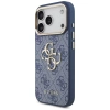 Guess 4G Big 4G Classic Logo Case for iPhone 17 Pro - Blue and Gold
