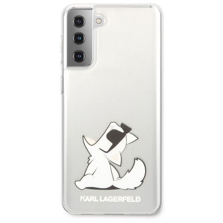 Karl Lagerfeld KLHCS21MCFNRC S21+ G996 hardcase transparent Choupette Fun