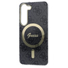 Guess GUHMS23MH4STK S23+ S916 czarny/black hardcase 4G MagSafe