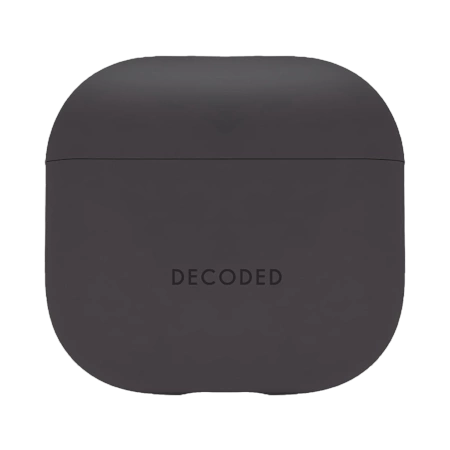 Etui Decoded Silicone Aircase  na AirPods 4 - grafitowe