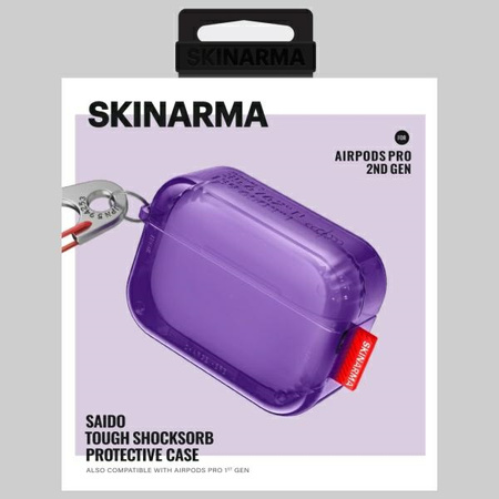 Etui Skinarma Saido do AirPods Pro 2      fioletowy