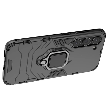 Ring Armor etui do Samsung Galaxy S23 pancerny pokrowiec uchwyt magnetyczny ring czarne