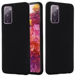 Etui SAMSUNG GALAXY S20 FE / S20 LITE Silicone case elastyczne silikonowe czarne