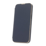 Etui Smart Gold Frame Mag do iPhone 12 / 12 Pro 6,1" granatowe