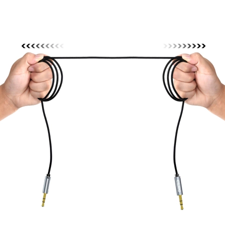 Choetech AUX002 Kabel 3,5 mm Miniklinke (männlich) / 3,5 mm Miniklinke (männlich) 1,2 m – schwarz