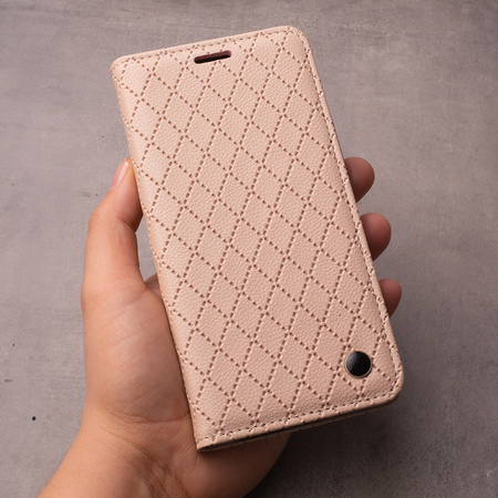 Etui Smart Caro do iPhone 17 Pro Max 6,9" beżowe