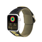 Dux Ducis Strap (Outdoor Version) Armband für Apple Watch Ultra, SE, 8, 7, 6, 5, 4, 3, 2, 1 (49, 45, 44, 42 mm) Nylonband gelb-grünes Armband