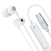 Słuchawki przewodowe USB-C 3mk Wired Headphones - białe