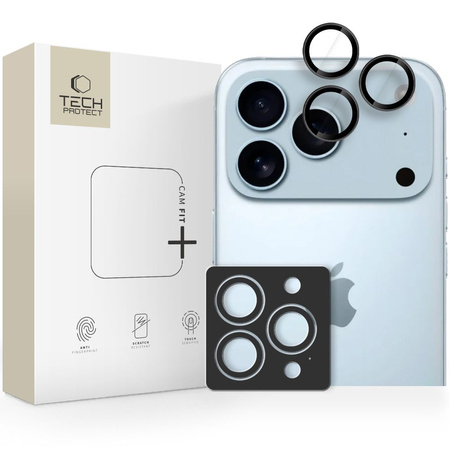 OSŁONA APARATU TECH-PROTECT CAMRING FIT+ IPHONE 14 PRO / MAX / 15 PRO / MAX / 16 PRO / MAX / 17 PRO / MAX BLACK