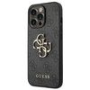 Guess 4G Big Metal Logo - Etui iPhone 14 Pro Max (szary)