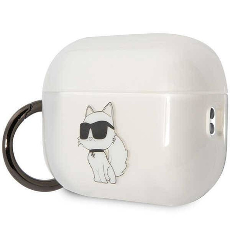 Karl Lagerfeld KLAP2HNCHTCT Airpods Pro 2 Abdeckung transparent Ikonik Choupette