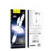 HOCO kabel 3w1 USB A do Lightning / Micro USB / Typ C 2A X74 1 m biały