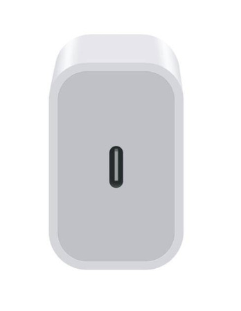 Ładowarka sieciowa MOONX MC03, USB-C, PD 20W + kabel USB-C/Lightning biała