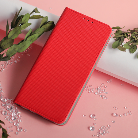 Etui Smart Magnet do Oppo Reno 13F 5G (Global) czerwone