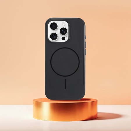 Glossy Mag Cover kompatybilny z MagSafe pasuje do IPHONE 17 PRO czarny