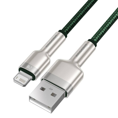 Baseus Cafule Series Metal Data Cable USB to IP 2.4A 1m Green