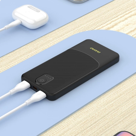 Powerbank Dudao K10 10000mAh  2.4A 2 x USB-A - czarny