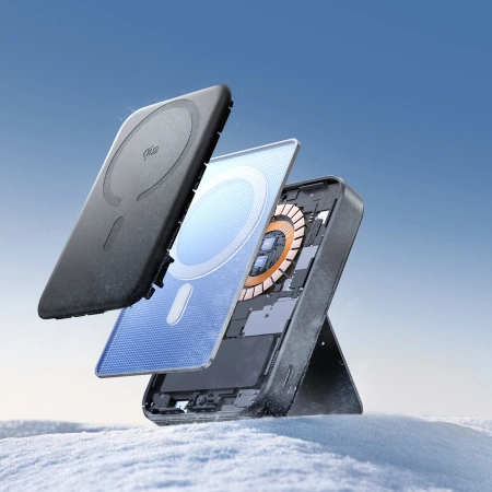 Joyroom JR-PBM11 Powerbank 10000mAh 22,5W Qi2, MagSafe kompatibel, mit Ständer - schwarz