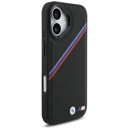 BMW M Tricolor Metal Logo MagSafe Case for iPhone 17 - Black
