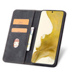 Magnet Fancy Case Case for Samsung Galaxy S22 + (S22 Plus) Pouch Wallet Card Holder Black