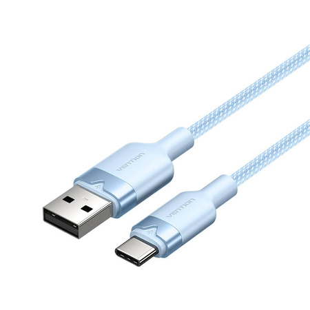 Kabel USB 2.0 A do USB-C 3A Vention CTNLF 1M (niebieski)