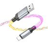 HOCO kabel USB A do Lightning 2,4A U112 1 m szary
